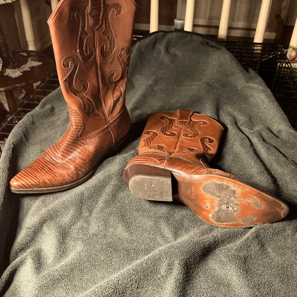 Brown Western Cowboy Boots